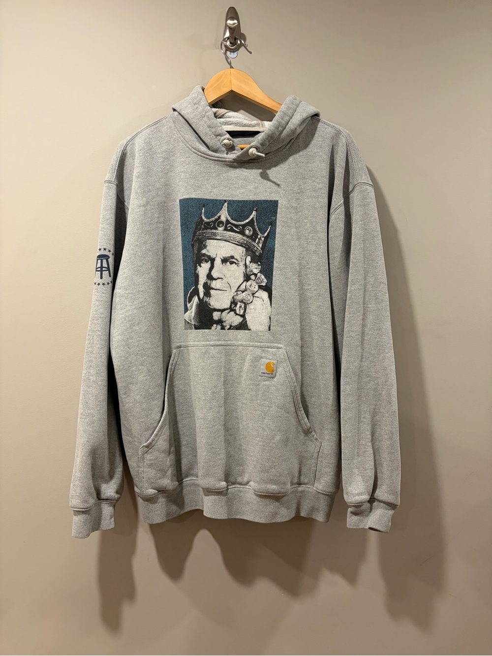 Carhartt x Barstool Sports Bill Belichick Patriots GOAT Sweater Hoodie
